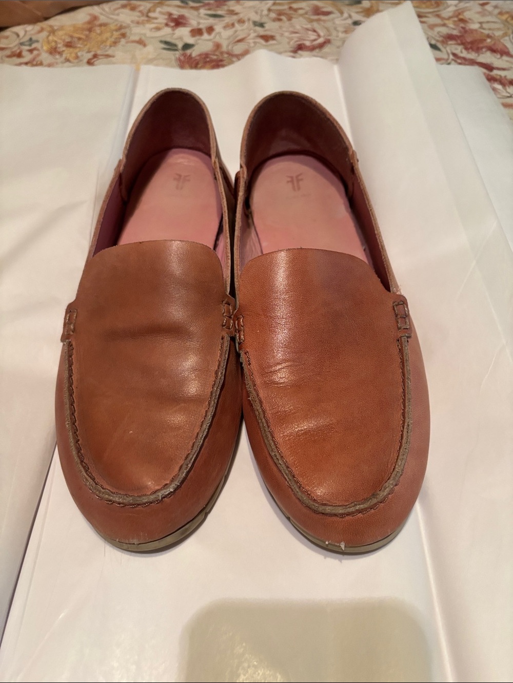 Women’s Brown Leather Slip-On Loafers
